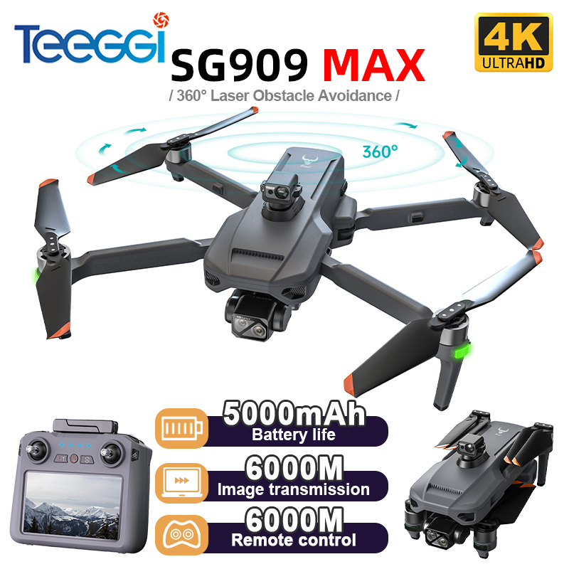 Drone Camera 4K - Teeggi SG909 MAX GPS-drone met 4K-camera