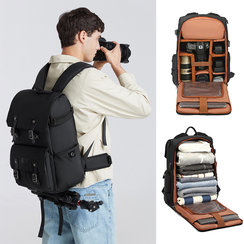 Drone Camera Case - Waterdichte DSLR-camerarugzak voor buiten, multifunctionele 17-inch