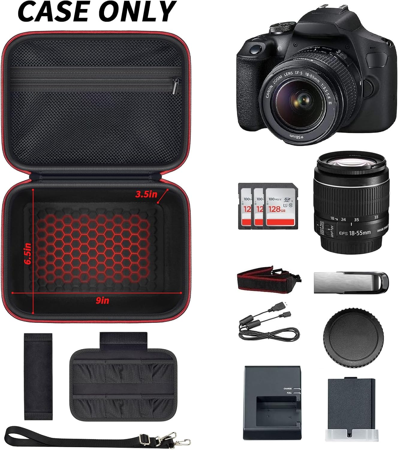 Camera opbergtas voor Canon Eo - Canon Camera Eos R50 recensie en prijs